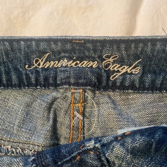 American Eagle Sparkly Jean Shorts - Picture 3 of 3